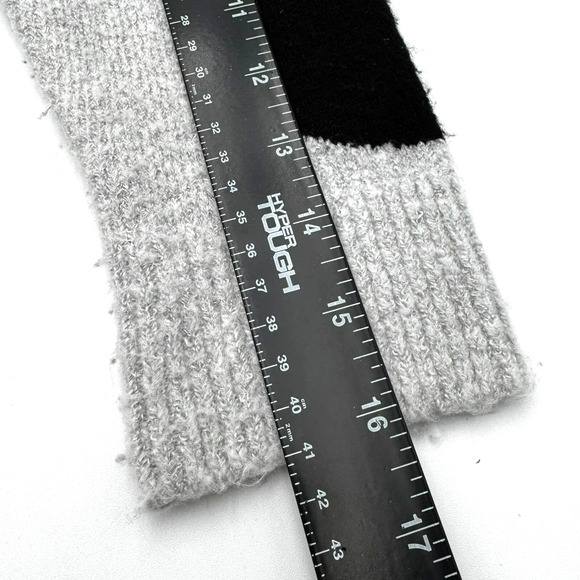 CATHERINE MALANDRINO Women's Small Soft Gray Black Polka Dot Pullover Sweater - Picture 8 of 8